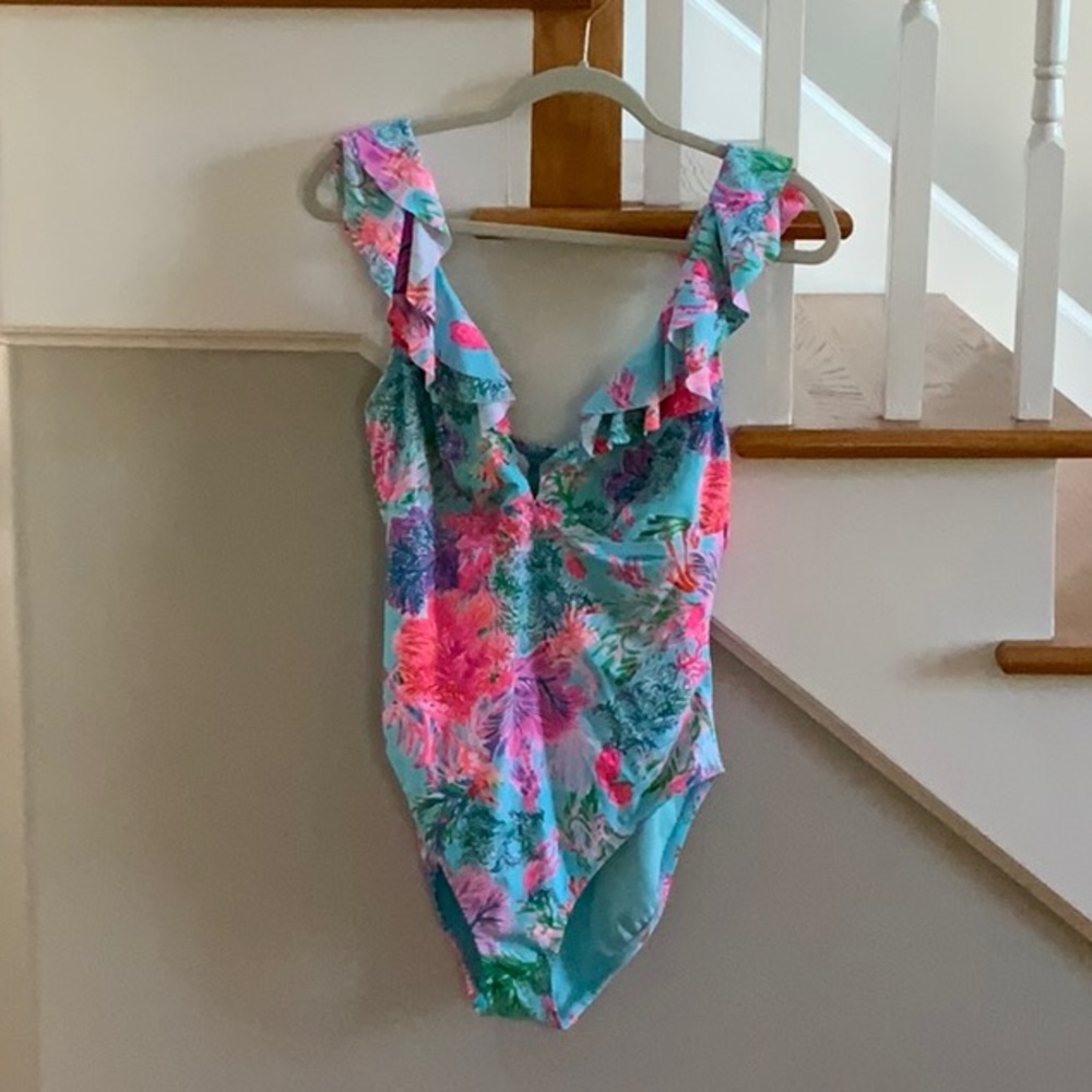 Lilly Pulitzer Haley ruffle one piece